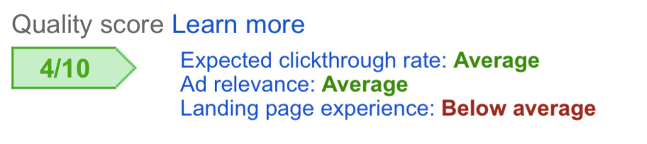 landing-page-experience