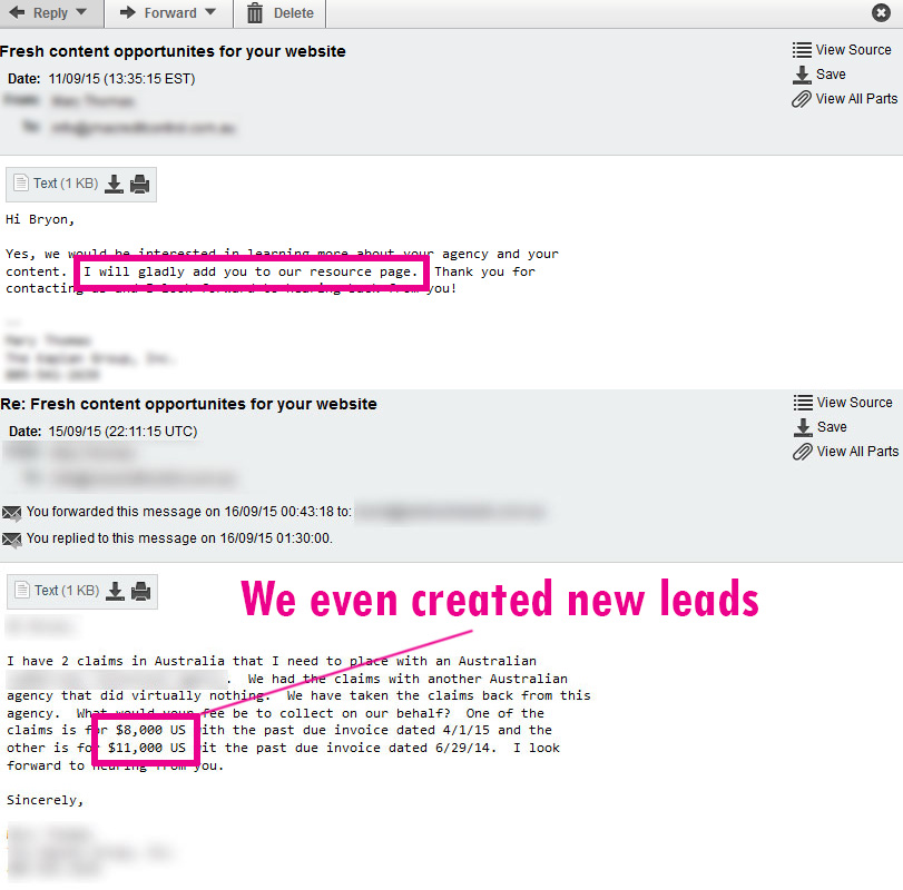Outreach and Amplification Success